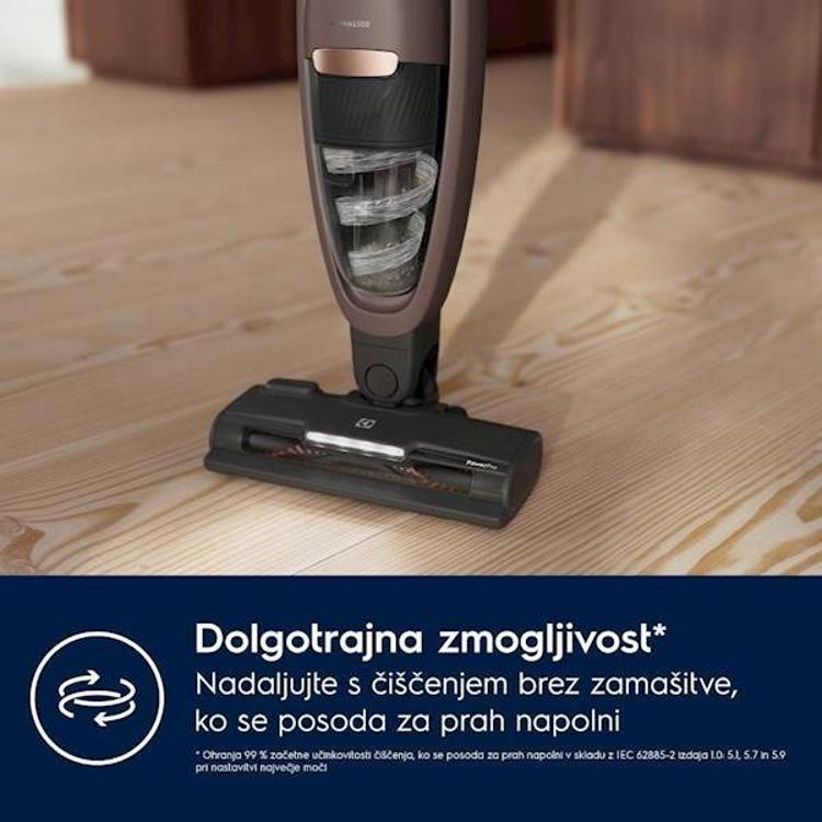 Pokončni baterijski sesalnik 2 v 1 Electrolux ES52AB25WB, 25,2 V