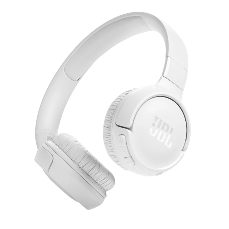 Brezžične slušalke JBL Tune 520BT, bela