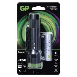 Ročna polnilna LED svetilka GP CR41, 650lm, 2600mAh, fokus