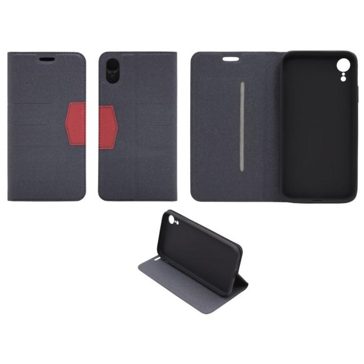 Apple iPhone XR, preklopna torbica (47G), črna_1