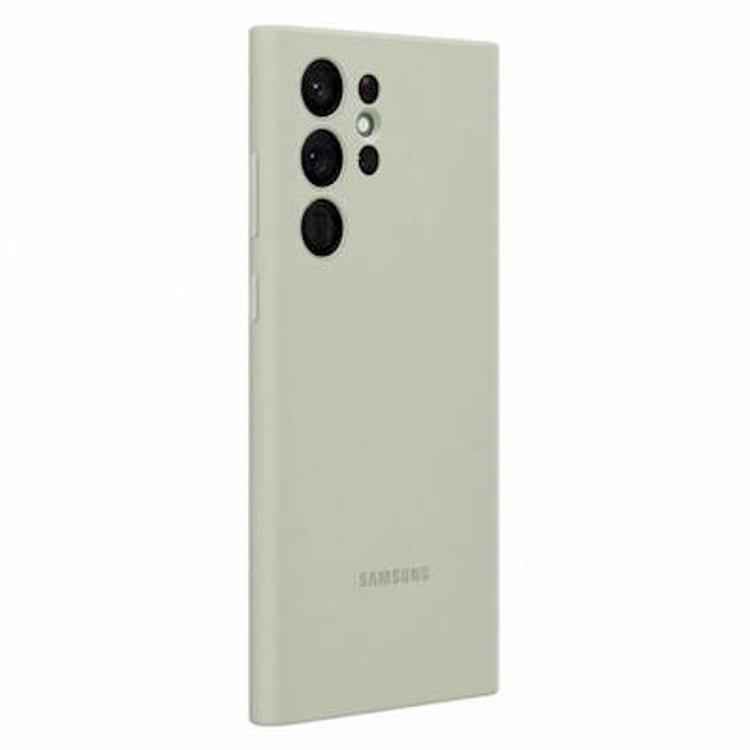 Originalni ovitek Samsung Galaxy S22 Ultra, silikonski, zelena_2