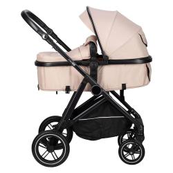 FreeON Neo globoka košara za novorojenčka, nameščena na ogrodju vozička.