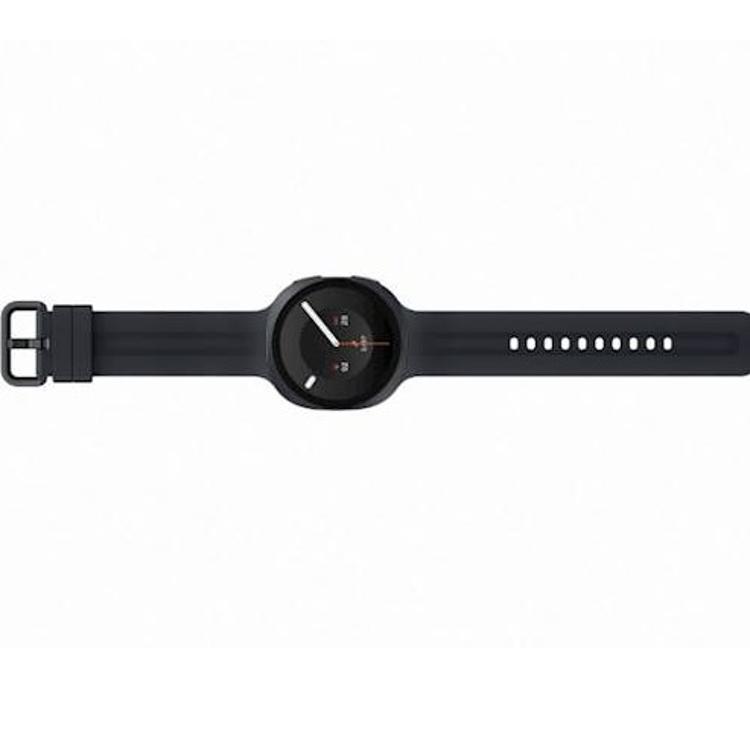 Elegantna pametna ura Galaxy Watch v črni izvedbi združuje sodoben dizajn, udobno nošenje in napredne funkcije spremljanja zdravja.