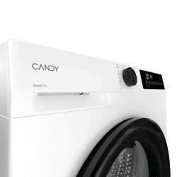 Nadzorna plošča sušilnega stroja Candy s programskim gumbom, digitalnim zaslonom in oznako Quick Dry.