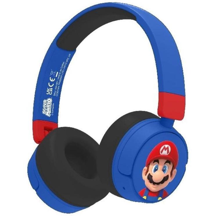 Otroške brezžične slušalke Super Mario – zabaven Mario dizajn in brezžično poslušanje za male igralce.