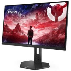 Monitor Lenovo Legion z ergonomskim stojalom, nastavljivo višino in elegantnim črnim ohišjem združuje udobje, stabilnost in profesionalen videz za igranje ali vsakodnevno uporabo.