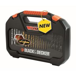 70-delni set svedrov in vijačnih nastavkov Black+Decker A7184