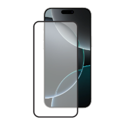 Zaščitno steklo Premium (0,33) za Apple iPhone 16 Pro Max, črno do roba