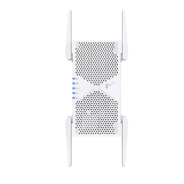 TP-Link ojačevalnik signala z Gigabit Ethernet priključkom, LED-indikatorji stanja in podporo EasyMesh zagotavlja enostavno razširitev omrežja ter brezhibno povezljivost za vse vaše naprave.