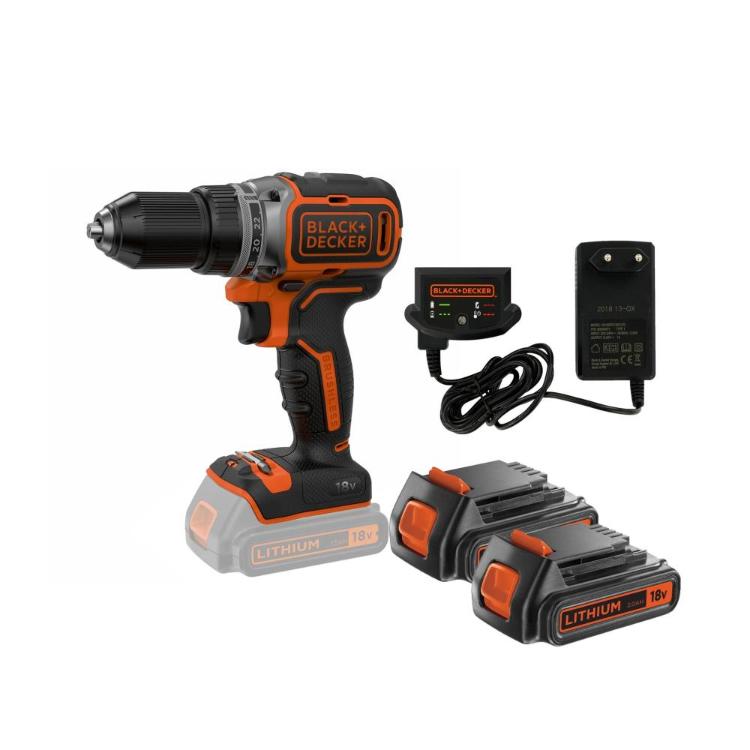 Akumulatorski vrtalnik/vijačnik Black+Decker BL186N, 18 V