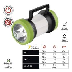 Svetilka za kampiranje Emos P2313 LED akumulatorska, 350 lm