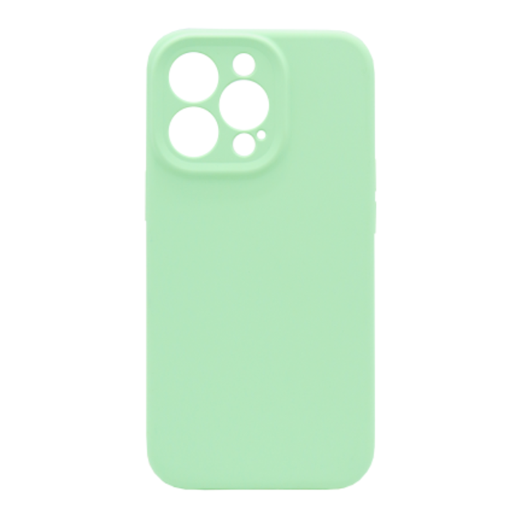 Silikonski ovitek (liquid silicone) za Apple iPhone 14 Pro, Soft, mint