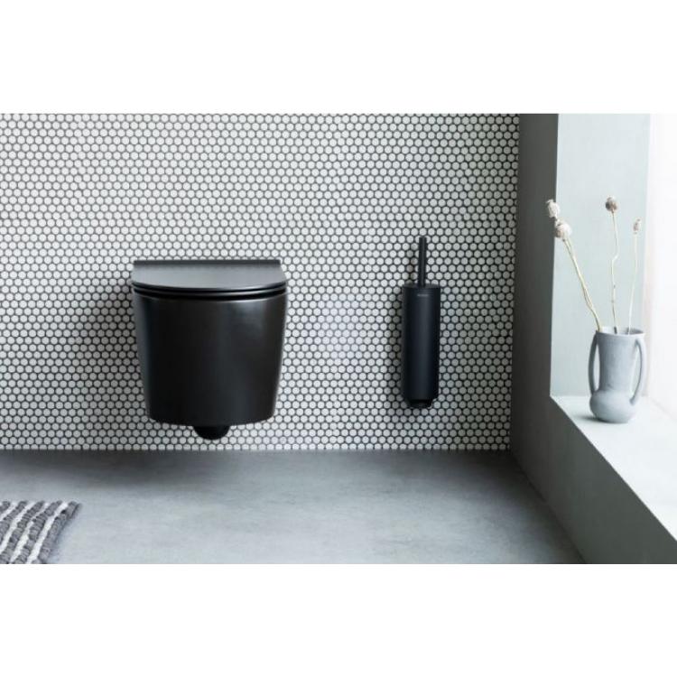 Držalo in ščetka za WC Brabantia MINDSET mineral, siv
