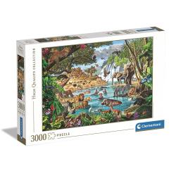 Sestavljanka Clementoni High Quality Collection- African Waterhole 33551, 3000 kosov