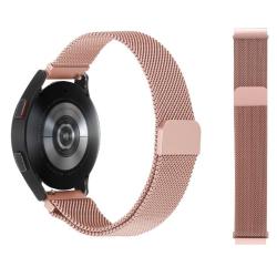 Kovinski magnetni pašček 22mm, svetlo roza, za pametno uro