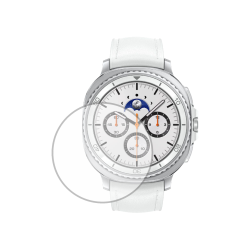  Prozorno zaščitno steklo Chameleon natančno prekrije zaslon pametne ure Samsung Galaxy Watch8 Classic 46 mm.