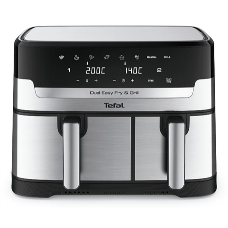 Cvrtnik na vroč zrak Tefal Dual Easy Fry & Grill EY905D10