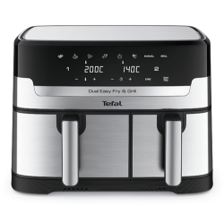 Cvrtnik na vroč zrak Tefal Dual Easy Fry & Grill EY905D10
