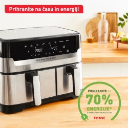 Cvrtnik na vroč zrak Tefal Dual Easy Fry & Grill EY905D10