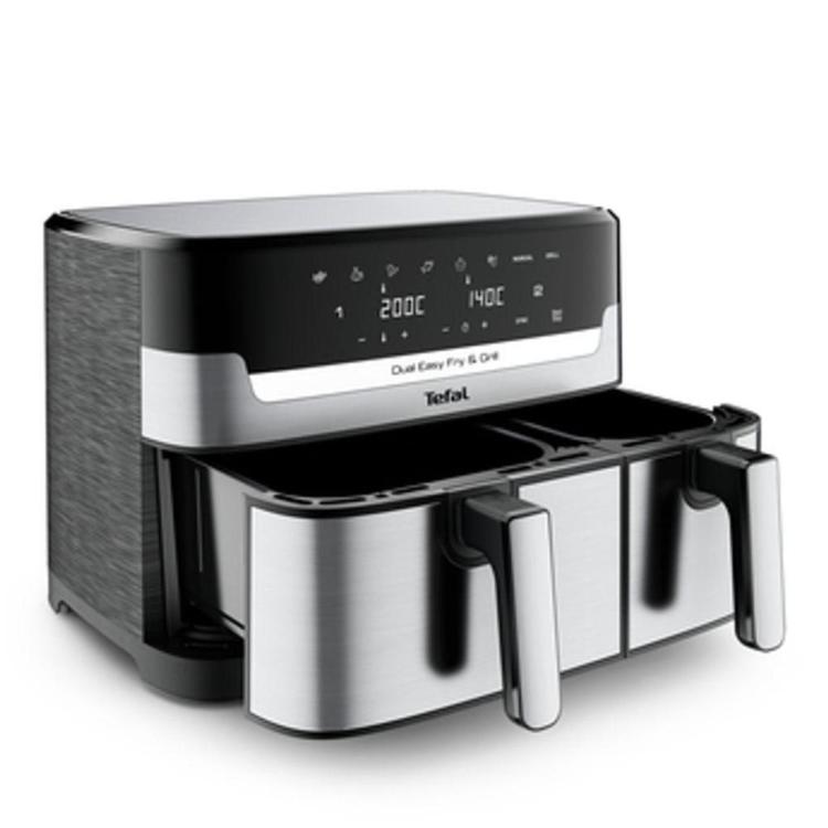 Cvrtnik na vroč zrak Tefal Dual Easy Fry & Grill EY905D10