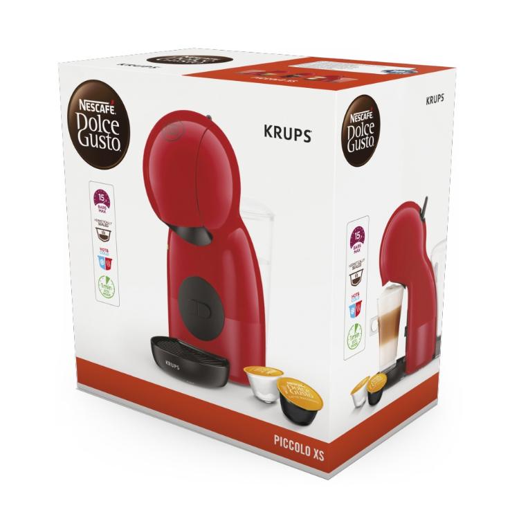 Kavni aparat Nescafé Dolce Gusto Piccolo XS, KP1A0531, KRUPS, rdeč_6