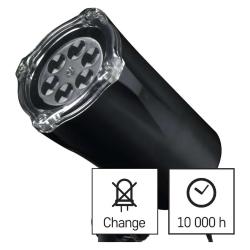 Božični projektor LED snežinke, zunanji in notranji, hladna bela