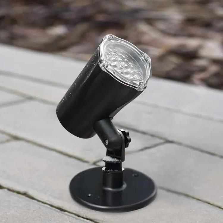 Božični projektor LED snežinke, zunanji in notranji, hladna bela