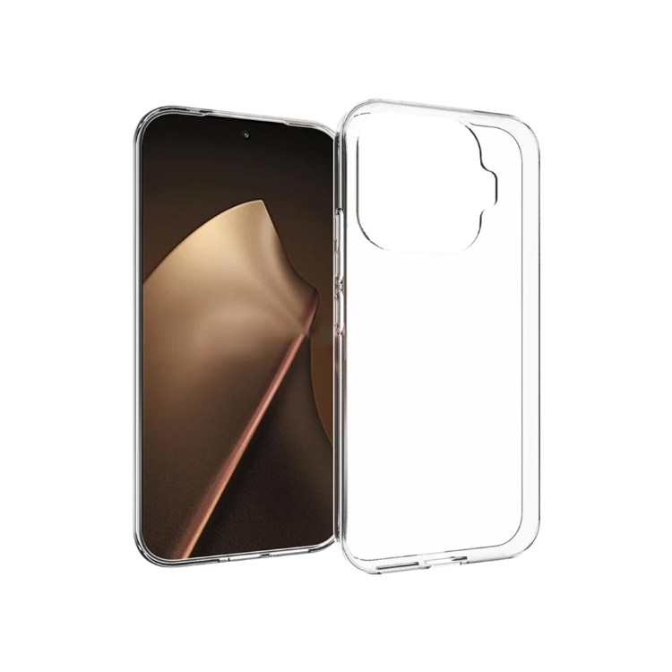 Prozoren TPU ovitek za Xiaomi 17T Pro z ojačanimi robovi in natančno oblikovanimi izrezi za kamero nudi zanesljivo zaščito ter ohranja originalni videz telefona.