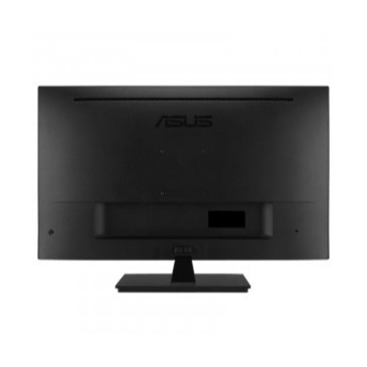 ASUS Eye Care+ monitor, zadnja stran, VESA pritrditev, preprosto stojalo, črno ohišje z ASUS logotipom.
