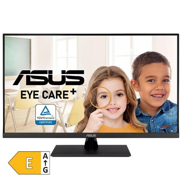 Copilot said: ASUS Eye Care+ monitor, 27" Full HD zaslon, tehnologija za zaščito oči, tanek okvir, eleganten poslovni dizajn.