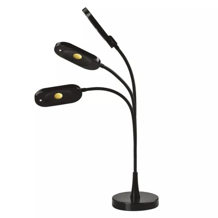 Namizna LED svetilka Black & Home, črna