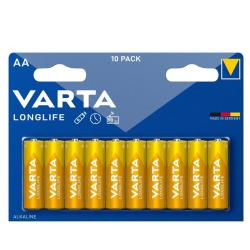 Baterijski vložki Varta Longlife AA 10/1 alkalni