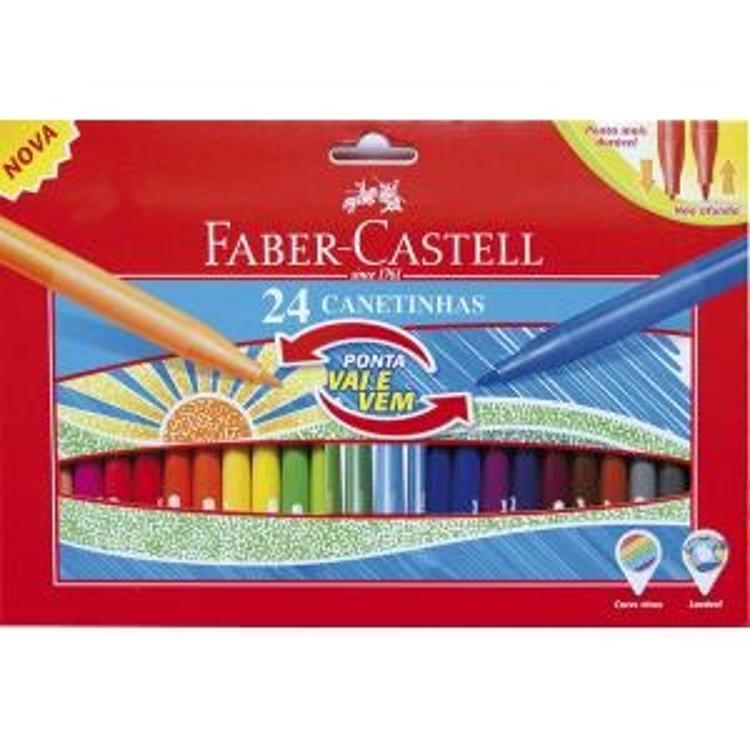 Flomastri Faber-Castell IN&OUT, 24/1