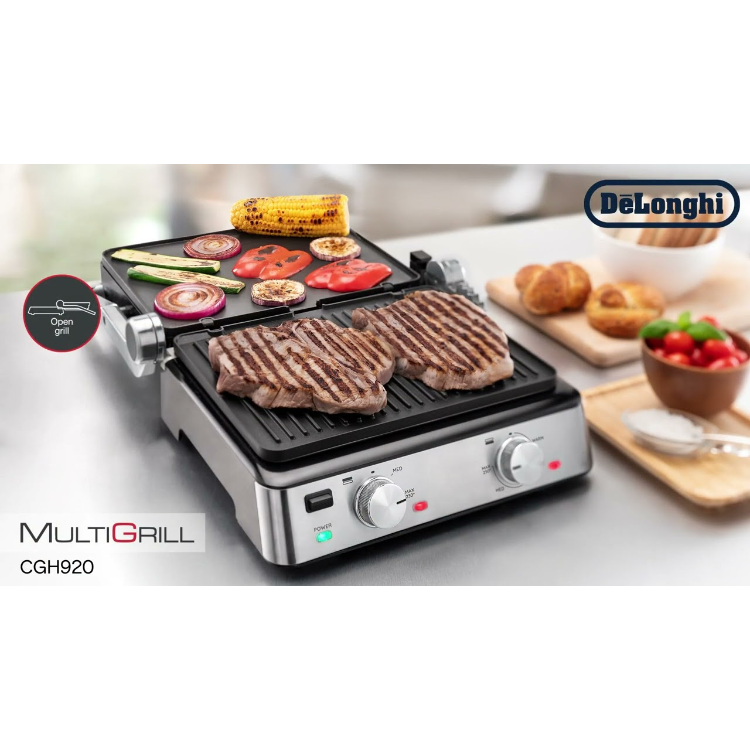 Kontaktni žar De'Longhi MultiGrill CGH920, 2000 W