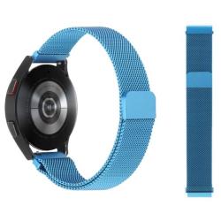 Kovinski magnetni pašček 22mm, moder, za pametno uro