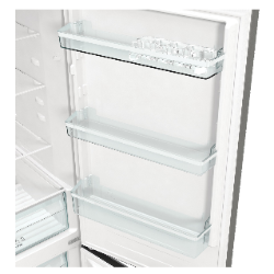 Kombinirani hladilnik z zamrzovalnikom Gorenje NRKE62XL, siva_6