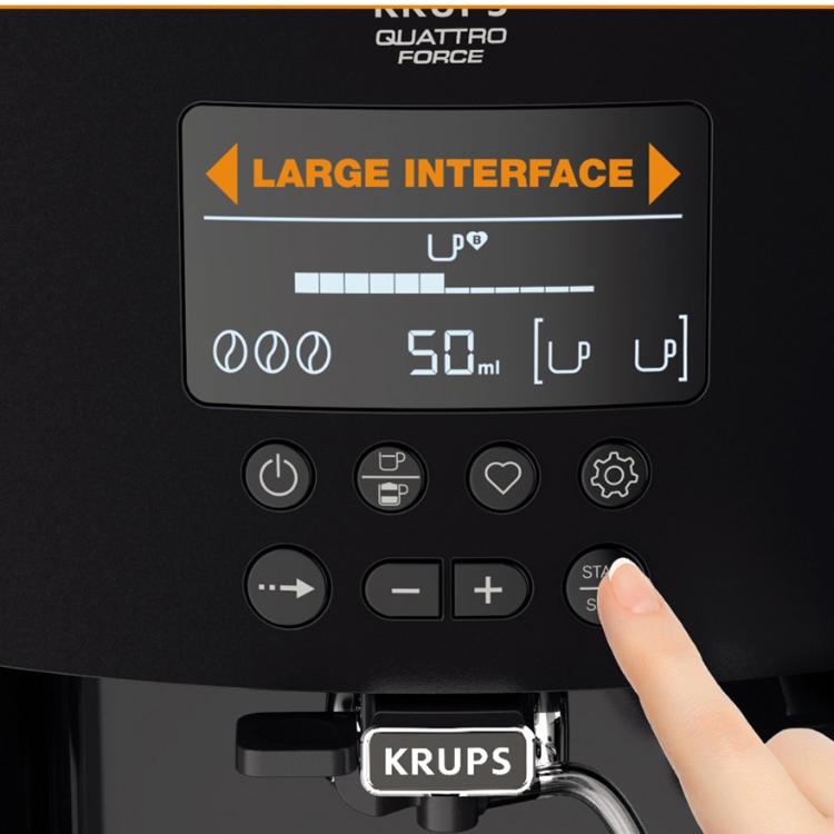 Kavni aparat Krups Arabica Latte, Automatic Espresso, EA819E10_2