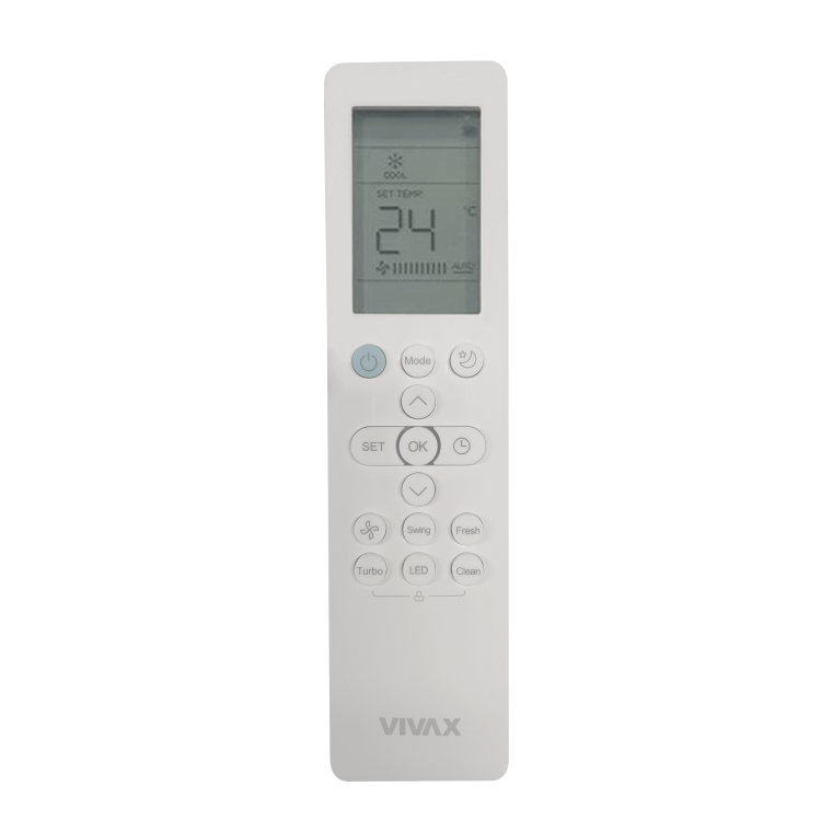 Klima Vivax R+ Design, 3,5kW, srebrna, z montažo_5