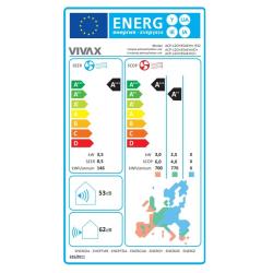 Klima Vivax H+ Design , 3,5 kW, siva, z montažo_7