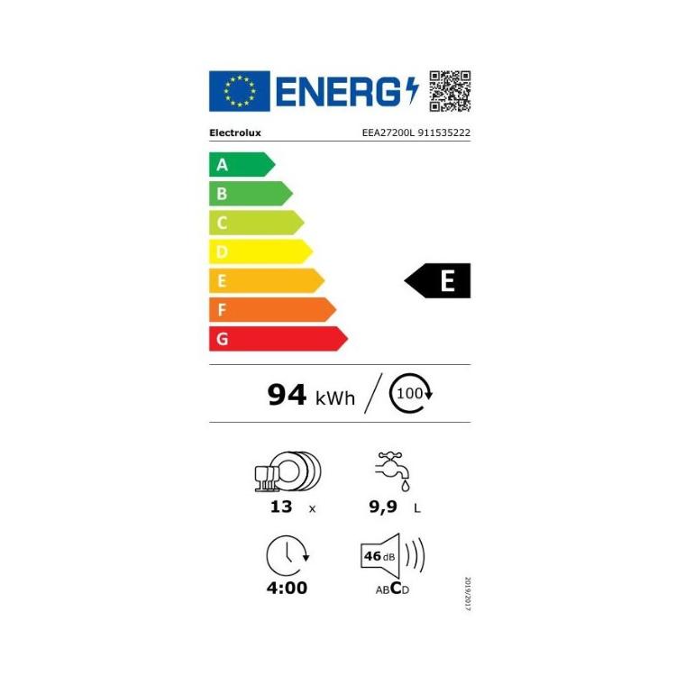 Vgradni pomivalni stroj Electrolux EEA2700l, AirDry, 60 cm_5