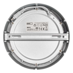 Nadometni LED panel Emos, okrogel, srebrn, 12,5W, nevtralno bela