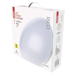Nadometno LED svetilo Emos CORI, okroglo, 18W, IP44, nevtralno bela