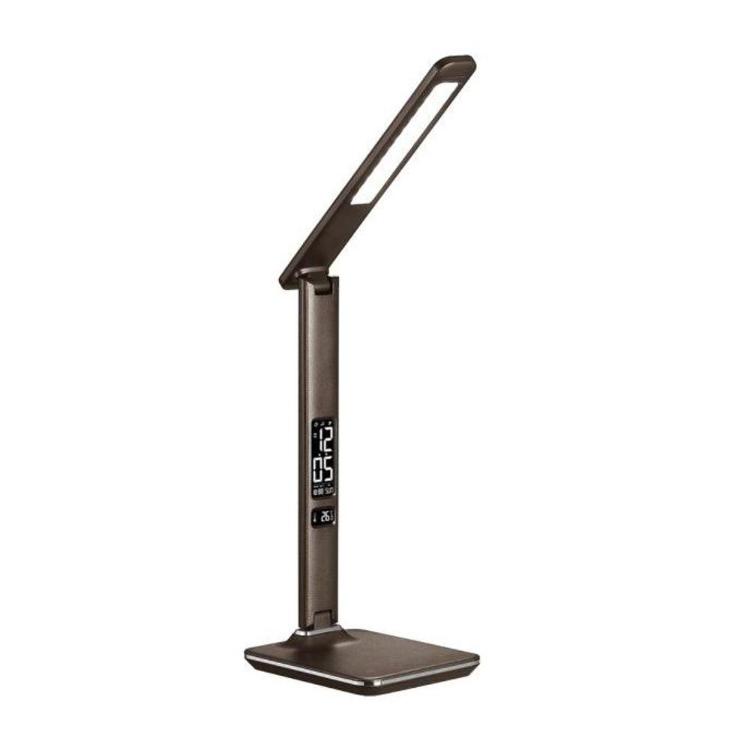 Usnjena namizna LED-svetilka Platinet PDLU13, rjava_1