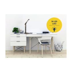 Usnjena namizna LED-svetilka Platinet PDLU13, rjava_4