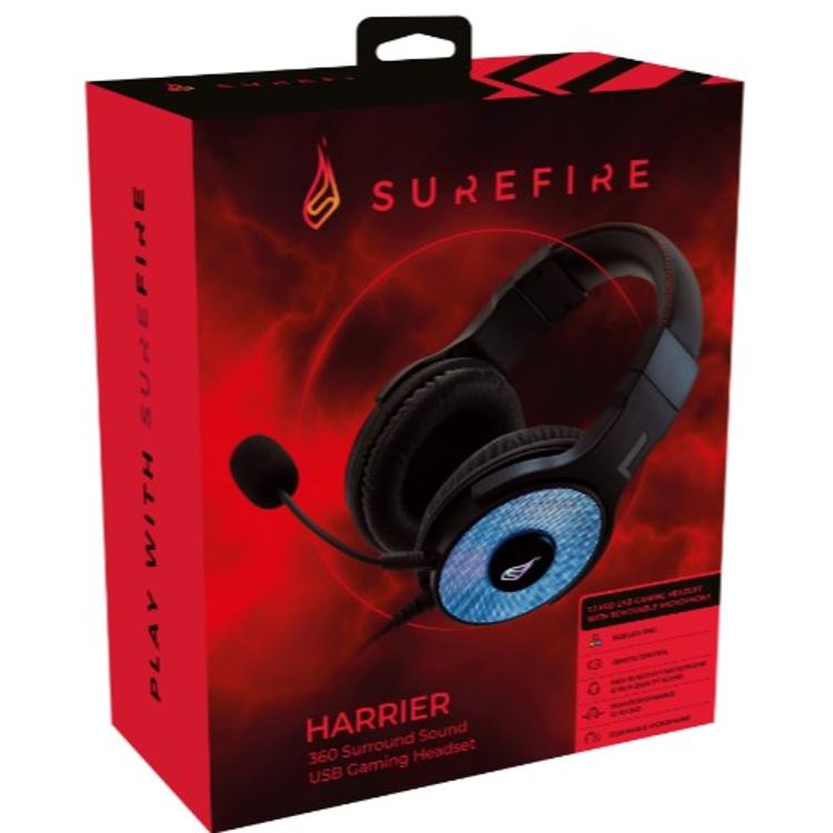 Slušalke Verbatim Surefire Gaming Harrier 360 Surround Sound