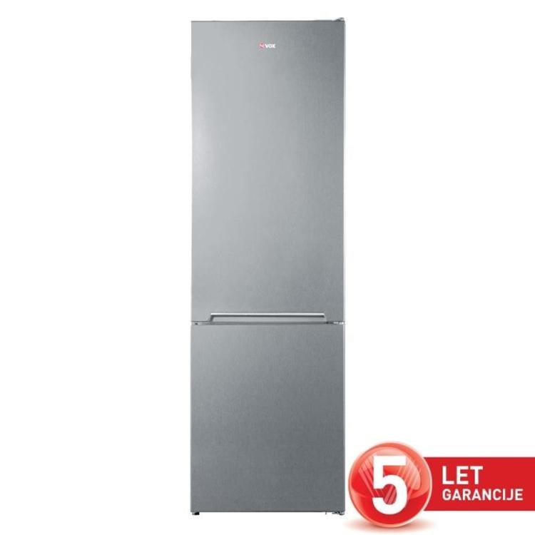 Hladilnik z zamrzovalnikom VOX NF 3730 IX E, inox
