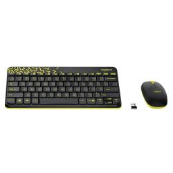 Komplet brezžične tipkovnice in miške Logitech MK240, črna