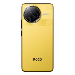 POCO F7 ULTRA pametni telefon rumen z velikim krožnim modulom kamer, trojno kamero in zaslonom po celotni površini