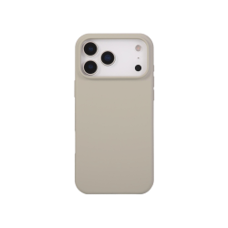 Eleganten bež gumiran ovitek za iPhone 17 Pro Max