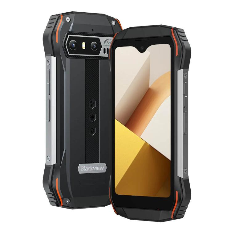 Pametni robustni telefon Blackview N6000, 8/256 GB, oranžen